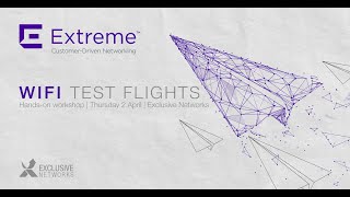 Extreme Networks WiFi TEST FLIGHT [upl. by Annitsirhc]