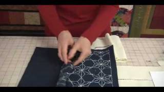 Japanese Sashiko Tutorial amp Stitching Basics [upl. by Toor]