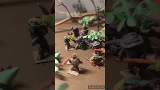 Ambush of wild Orcs clay clayart shorts дота2 claymation пластилин music modelingclay diy [upl. by Nwahsyt]