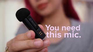 BOYA BYWM3D BEST WIRELESS MIC FOR TIKTOK or WFH Zoom calls [upl. by Vonni]