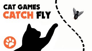 CAT GAMES ★ CATCH FLY ON THE SCREEN for cats [upl. by Etteroma]