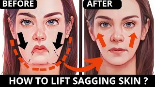 🛑 🔥 LIFT SAGGING SKIN EXERCISE  REDUCE NASOLABIAL FOLDS  CHEEKS LIFT JOWLS FOREHEAD FROWN LINES [upl. by Chaffin]