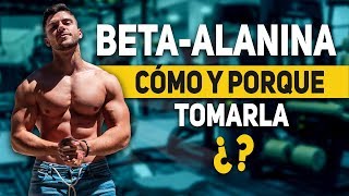 Para qué sirve la BETAALANINA 💪 ¡Y CÓMO y CUÁNDO tomarla  The Fit Club [upl. by Cohligan]