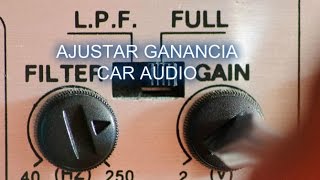 Como ajustar la ganancia de un amplificador [upl. by Evets]