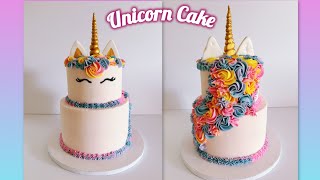 HOW TO MAKE A UNICORN CAKE [upl. by Luas]