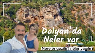 Dalyan’da nereler gezilir  Where to visit in Dalyan [upl. by Nottirb]