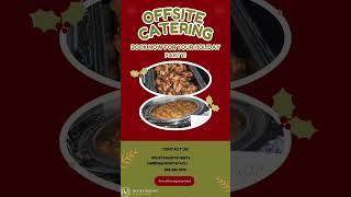 Book our offsite catering for your holiday parties [upl. by Nana]