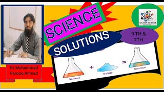 SOLUTIONS SOLUTE SOLVENT HOMOGENOUS MIXTURE WATER AND SALT SCIENCE 7TH  CHEMISTRY 9TH [upl. by Flower]