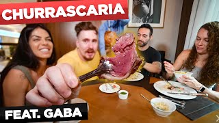 PRIMEIRA CHURRASCARIA DO ANO FOGO DE CHÃO Feat Gaba [upl. by Mansfield797]