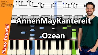 Ozean  AnnenMayKantereit  Piano Tutorial  German [upl. by Gord990]