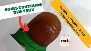 comment reduire lhyperpigmentation autour des yeux naturellement cerne poche rides café [upl. by Faydra]