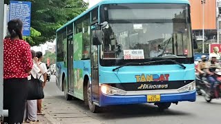 Buses running on the street [upl. by Ardekan199]