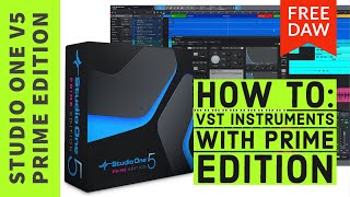 Implementing 3rd Party VST Instruments with Studio One V5 Prime Edition [upl. by Emil]