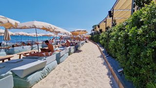 The famous beach near SaintTropez Plage de Pampelonne 4К [upl. by Tillinger]