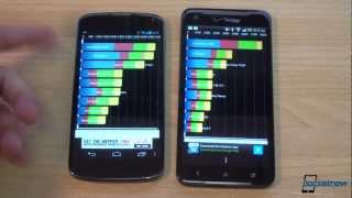 Nexus 4 vs Droid DNA  Pocketnow [upl. by Aydin557]