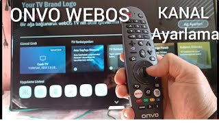 ONVO WEBOS TV KANAL AYARLAMA TAŞIMA [upl. by Melita209]