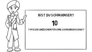 Schwanger Symptome 10 typische Anzeichen für eine Schwangerschaft [upl. by Etterual]