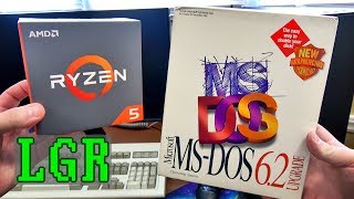 Installing MSDOS on an AMD Ryzen Gaming PC [upl. by Sumer]