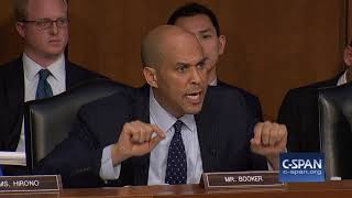 Sen Booker on language used by Commanderinchief CSPAN [upl. by Nobel]