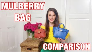 MULBERRY Bag Comparison Micro Seaton VS Micro Zipped Bayswater [upl. by Leong]