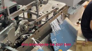 Direct Sale Hangtag Stringing Machine Elastic Knotting Machine for Label Attachment [upl. by Dinin]