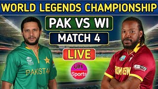 PAK Vs WI Live Commentary Match 4 World Championship of Legends  Pakistan Vs West Indies [upl. by Pascale853]