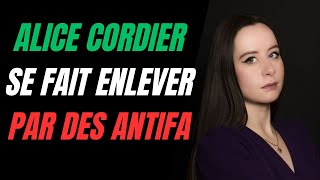 Alice Cordier du collectif némésis se fait malmener par des antifas [upl. by Emanuela]