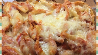 Stuffed Pasta Shells Recipe chicken and ricotta [upl. by Namwen269]