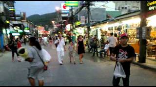 Patong  Bangla Road Early Evening [upl. by Irb641]