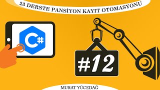 Pansiyon Kayıt Uygulaması Ders  12 [upl. by Mettah]