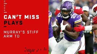 Vikings 1st TD Run of the Season is by Latavius Murray amp His Sick Stiff Arm [upl. by Nathaniel]