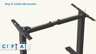 FlexiSpot EC1 Standing Desk Installation Guide [upl. by Gaige]