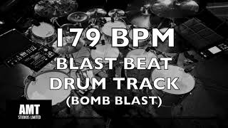 179 BPM BLAST BEAT DRUM TRACK BOMB BLAST [upl. by Ahsurej]