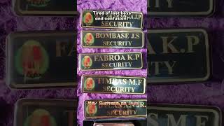 Magnetic Nameplate Holder for Security Guards in the Philippines 2024 newuserdeals shorts [upl. by Bibah672]