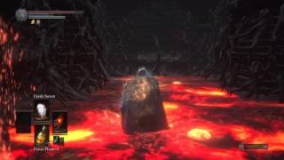 Dark Souls 3 How To Get Through The Lava In The Demon Ruins Of Smouldering Lake Read Description [upl. by Aronle]