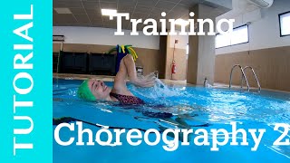 Learn the Training Choreography 2  Artistic Swimming Tutorial 11 [upl. by Raffarty]