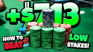 Tips amp Tricks to Beat LOW STAKES POKER 12 13 25  Poker Vlog 251 [upl. by Carrington]