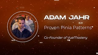 Adam Jahr  Proven Pinia Patterns  Vuejs Amsterdam 2023 [upl. by Ile709]