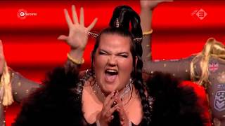 Netta  Toy LIVE quotHet grote songfestivalfeestquot 2019 [upl. by Kcir]