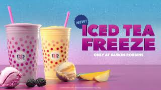 NEW BaskinRobbins Iced Tea Freeze [upl. by Atiker]