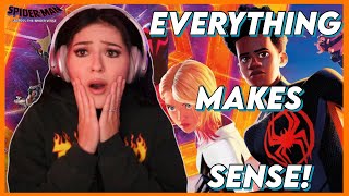 THE SPIDERMAN ACROSS THE SPIDERVERSE ENDING SHOCKED ME  First Time Watching  Movie Reaction [upl. by Craig281]