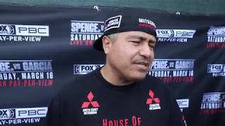 ROBERT GARCIA SPENCE WILL NOT BE THE SMARTER GUY ON FIGHT NIGHT GARCIA vs SPENCE [upl. by Remmus]