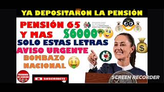 📈💵DE ÚLTIMO MINUTO📌YA DEPOSITARON LA PENSIÓN🤑PENSIÓN BIENESTAR DE LOS ADULTOS MAYORES👀YA ES OFICIAL [upl. by Cardinal70]