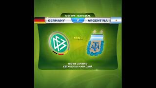 World Cup 2014 Germany Vs Argentina 💀 shorts ytshorts football [upl. by Hteik]