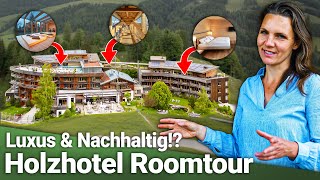 TraumHotel aus Holz Gäste  Fachleute überrascht  Nachhaltig amp Gesund Bauen  Holz100 Forsthofalm [upl. by Einallem650]