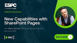 New Capabilities with SharePoint Pages [upl. by Elik]