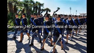 Concorso 140 Commissari Polizia di Stato 2023 [upl. by Ahsead]