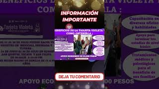 💥✅Donde y como tramitar la tarjeta violeta 💳🤩 aquí te damos más información 🥳 [upl. by Sitelc]