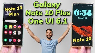 ONE UI 61 Android 14 ON Galaxy Note 10 Plus Galaxy Note 10 [upl. by Goodard]