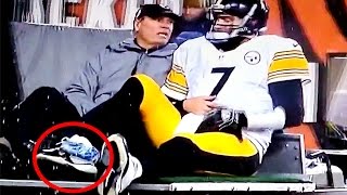 Bengals Fans Throw Beer Cans at Ben Roethlisberger [upl. by Hamlen128]